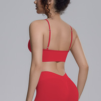 Soutien-gorge de sport personnalisé pour femme, anti-choc, à séchage rapide, respirant, sans couture, tricoté, couleur unie, maintien élevé, ajustement parfait