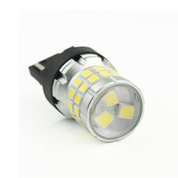 Ampoules LED G13 de haute qualité 7443 7444 7440 W21/5W avec puce LED 3030 750LM PCB en cuivre pour ampoules de frein de voiture 12V, lumière de marche arrière, blanc
