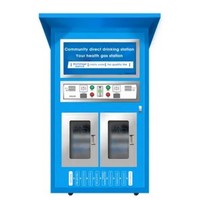 Distributeur automatique de l'eau de carte à puce avec l'affichage UV et de TDS
