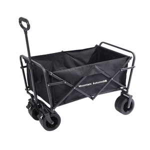 Carrito de camping plegable Mountain Autumn 100x80x60cm, carrito de compras impermeable de 4 ruedas para uso en exteriores - Product Image 1