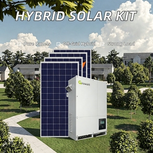 Sistema de Almacenamiento de Energía Solar Híbrido Fuera de la Red CE Home de 5-30KW, Instalación de 51.2V 20KW con Growatt - Product Image 1