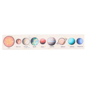 Puzzle 3D en bois du système solaire, soleil coloré, Terre, <span class=keywords><strong>espace</strong></span>, 9 planètes, puzzles scientifiques, jouets pour enfants, jouet éducatif d'apprentissage - Product Image 5