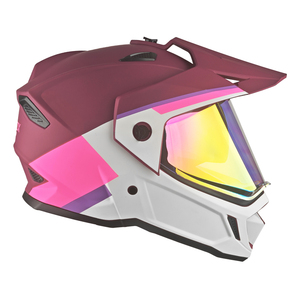 <span class=keywords><strong>Casque</strong></span> de <span class=keywords><strong>moto</strong></span> <span class=keywords><strong>cross</strong></span> rose intégral en ABS à double visière pour femmes, tout-terrain, certifié DOT, OEM/ODM LVCOOL LV226 - Product Image 5