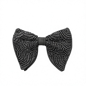 Nœud Papillon en Soie Brodé Réglable – Style Urbain, Charme Classique, Luxe et Mode, Style Signature Royale pour Mariage - Product Image 3