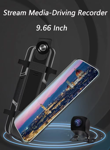 1080P 10 Inch Màn Hình Cảm Ứng Gương Ống Kính Kép HD Dash Cam Tự Động Video Ghi Âm Cho Xe Phía Sau Xem Xe Dash Máy Ảnh - Product Image 5