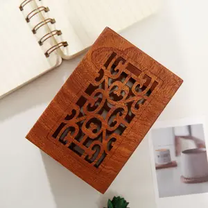 Wooden Pen Holder Office Retro Stationery Pen Holder Wooden Pen Holder