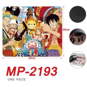 20*40cm prodotti Anime all'ingrosso un pezzo tappetino per Mouse Luffy Zoro Nami ispessito Soft Computer Desktop Pad da gioco