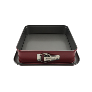 Moule à gâteau carré à fond amovible de 9,5 pouces (24 cm), revêtement antiadhésif pour cheesecake, brownie et gâteaux - Product Image 1