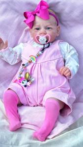 Offre Spéciale corps complet Silicone vinyle sommeil <span class=keywords><strong>Reborn</strong></span> bébé poupée 22 pouces 55cm réaliste nouveau-né bébé poupée - Product Image 3