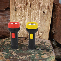 Lampe torche LED à super luminosité alimentée par piles AA, corps en ABS, pour une utilisation en cas d'urgence