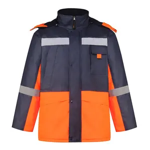 Casaco de chuva para trabalho ao ar livre, venda quente da china fábrica & mm workwear hi vis reflexivo durável ansi classe 3