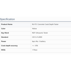 具体的な自動デジタル無線亀裂深さ幅ゲージメーター測定器 - Product Image 5