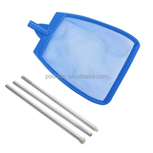 Perche télescopique en aluminium avec épuisette à feuilles pour piscine, outil de nettoyage durable à mailles fines pour l'entretien des piscines - Product Image 3