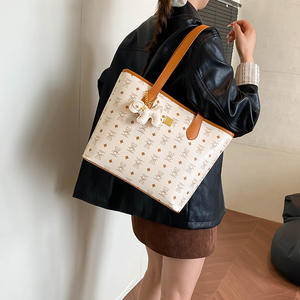 Sac à main de luxe pour femmes, imprimé rétro, en PU de haute qualité, grande capacité, fermeture éclair, doublure en polyester, toutes saisons - Product Image 4