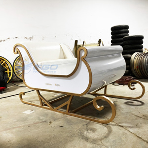 Traîneau de Noël de luxe à succès, design personnalisé, structure en acier, électrique, 1,7x1,0x1,0m, idéal pour les excursions - Product Image 3