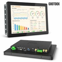 Terminal Robótico Inteligente Android Todo en Uno de 7/10.1/15.6/21.5 Pulgadas con Montaje Empotrado RK3562 RK3568 Negro para Ciudades Inteligentes