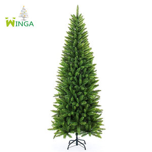 <span class=keywords><strong>Sapin</strong></span> de Noël artificiel fin et écologique de 1,80 m en pin et <span class=keywords><strong>sapin</strong></span>, personnalisable et échantillons disponibles, <span class=keywords><strong>d</strong></span>écoration de Noël haut de gamme - Product Image 1