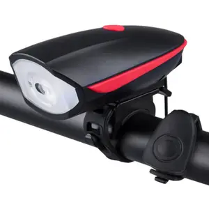 Corno Altoparlante Esterno Luci Bicicletta Mountain Bike Set Luce Usb Ricaricabile Ha Condotto La Luce Anteriore Della <span class=keywords><strong>Bici</strong></span> Con Corno - Product Image 1