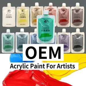 Color LEPHEI 100ml Acrylic Paint For Artist Factory OEM Professional Color Non-toxic EN71