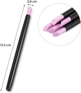 Brosse à ongles avec manche en plastique amovible, outil de nettoyage et de ponçage pour manucure et pédicure, élimination des peaux mortes - Product Image 5