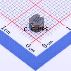 CD43-3R3M 3.3UH ตัวเหนี่ยวนำไฟฟ้าแบบ SMD,4.5x4 มม. ( ค่าความเหนี่ยวนำ: )( ความแม่นยำ: 20% กระแสไฟฟ้าที่กำหนด: 2.43A ) - Product Image 1