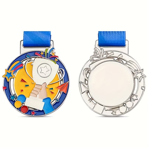 Medaglia Personalizzata Vuota per 1°, 2°, 3° Posto, Creativa per Bambini, Studenti, Competizioni Sportive, Personale, <span class=keywords><strong>con</strong></span> <span class=keywords><strong>Nome</strong></span> Inciso al Laser - Product Image 6