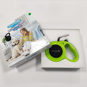 Correa retráctil automática para entrenamiento de mascotas, correas de tracción extensibles de nailon negro, venta al por mayor - Product Image 6