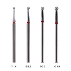 ボールラウンドダイヤモンドバーDD2943 3X2.8カーバイドバーカッターネイルドリルビットセット工場供給 - Product Image 4