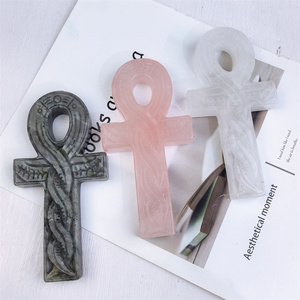 Fournisseur de cristaux en gros Quartz clair Sculpture Artisanat Collection Bijoux Cristal Baguette <span class=keywords><strong>Point</strong></span> - Product Image 2