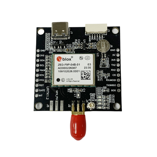 ZED-F9P-04B-01 High Precision RTK GNSS/GPS Receiver Board for USB & S MA Drone GPS Module Development Board
