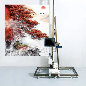 Zeecape Machine d'impression à jet d'encre en PVC pour peinture sur cuir Zeecapeer Machine d'impression intérieure pour papier peint