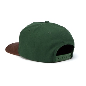 Casquettes Snapback en coton à deux tons avec logo tissé rétro à 5 panneaux non structurées personnalisées - Product Image 2