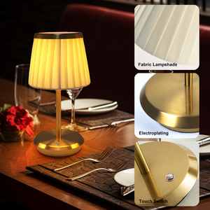 Hot ăn uống cảm ứng LED khách sạn bar cà phê bảng đèn có thể sạc lại trang trí chụp đèn bàn ánh sáng không dây bảng đèn - Product Image 4