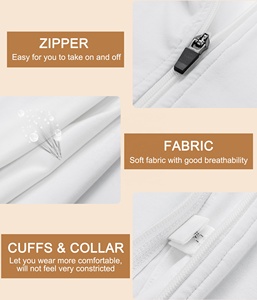 Nuovo Top <span class=keywords><strong>Canotta</strong></span> Binder a Collo Quadrato con Cerniera Frontale per Tomboy, Transgender, Lesbiche e FTM in Offerta - Product Image 4