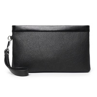 Tas Clutch Pria Kulit Asli Mewah Tahan Lama Kapasitas Besar Grosir Pabrik, Tas Tangan Bisnis, Dompet