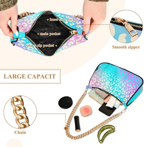 Bolsos de Mano de Moda con Diamantes Brillantes Personalizados al por Mayor, Bolsos Cruzados de Cuero para Mujer - Product Image 4