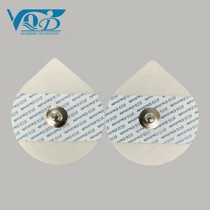 لاصقات تخطيط القلب الطبية للبالغين ذات الاستخدام الواحد، وسادة استشعار من الجل الصلب لمراقبة القلب - Product Image 3