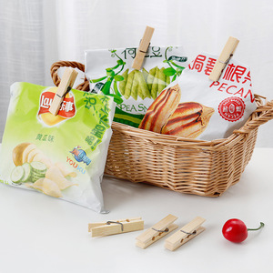 Mini Mollette in Bambù Ecologiche e Resistenti all'Ingrosso e Clip per Borse, Mollette per <span class=keywords><strong>Foto</strong></span> per Soggiorno e Uso Domestico Fai-da-Te - Product Image 3