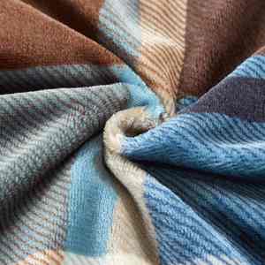 Manta Sherpa para sofá | Ultra-felpa decorativa suave colorida | Manta de felpa para silla de viaje - Product Image 2