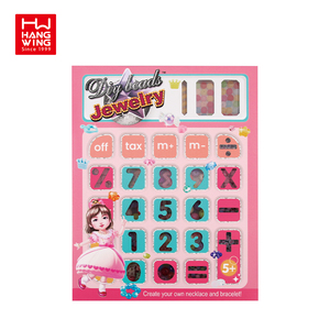 Juguetes de cuentas artesanales <span class=keywords><strong>para</strong></span> niña, Kit de joyería de moda con <span class=keywords><strong>perfil</strong></span> de crayón, Diy, vestido de belleza divertido, abalorio, pulsera, cuerda de mano, 2022 - Product Image 6