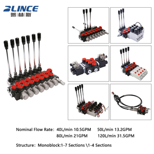 P80 Funkfernsteuerung 80 L/min (21gpm) Hydraulisches Magnetventil <span class=keywords><strong>DC</strong></span> 24V 12 Volt Hydraulische Hebevorrichtung Ventil-Joystick für Kräne - Product Image 3