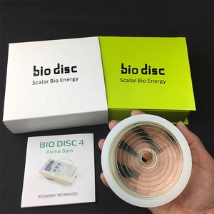 Hoonni 9cm AMEZCUA <span class=keywords><strong>BIO</strong></span> DISC 4 <span class=keywords><strong>Alpha</strong></span> Spin <span class=keywords><strong>Bio</strong></span> Disc 4 Quantum <span class=keywords><strong>Bio</strong></span> Energy Disc avec Ions Négatifs 2000-3000cc - Product Image 2