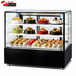 Premium Camlı Pasta Vitrini Ticari Fırın Teşhir Soğutucusu Otomatik Buz Çözme Fonksiyonlu Teşhir Dondurucusu - Product Image 1
