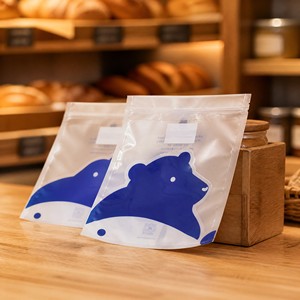 Sacchetto per Alimenti in PE Mylar Trasparente Laminato con Stampa Completa, Personalizzabile con Logo OEM, Busta Rinforzata con Apertura a Strappo - Product Image 2