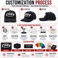 Casquette de golf à cinq panneaux, broderie 3D, logo personnalisé, haute qualité, faible MOQ, bandeau anti-transpiration, séchage rapide, sport