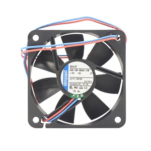 Ventilateur axial silencieux haut de gamme ebmpapst 614F 24V DC 1.1W 6015 60x60x15mm 6cm 3900RPM à roulement à manchon pour serveur et onduleur - Product Image 1