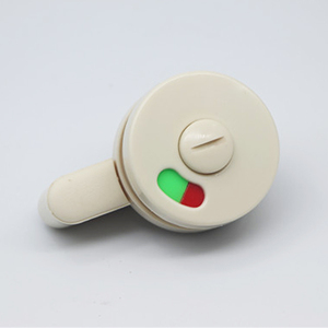 Divisores de Baño Modernos de Nailon <span class=keywords><strong>y</strong></span> PVC Ecológicos, Accesorios para Inodoros, Separadores de Baño para Niños, Indicador de Bloqueo HPL Brillante - Product Image 5