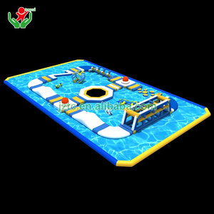 Parc d'obstacles aquatiques gonflable commercial Tongcai, parc aquatique flottant personnalisé en PVC, capacité supérieure à 500 kg - Product Image 2
