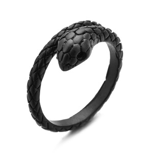 AA017965 vente en gros bagues gothiques bague en forme de serpent unique en alliage - Product Image 4