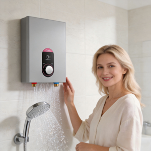 Chauffe-eau instantané sans réservoir 8-11KW 240V pour toute la maison, chauffage puissant 8KW-11KW pour salle de bain et douche instantanée - Product Image 1